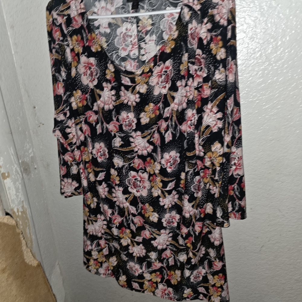 Floral Print Long Sleeve Top